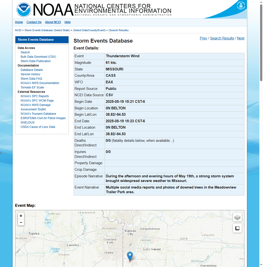 May 19 Weather Event